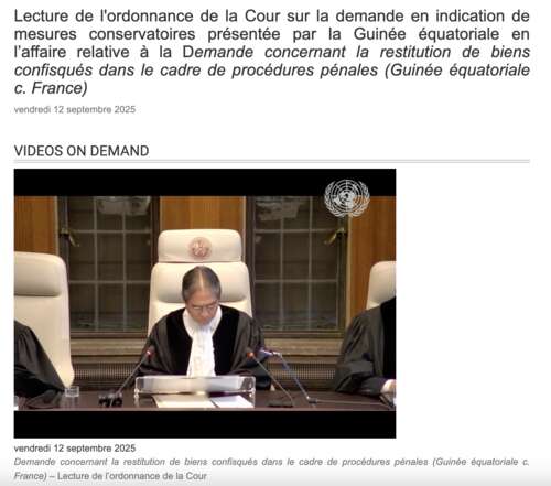 Illustration : Cour internationale de Justice Illustration : Cour internationale de Justice
