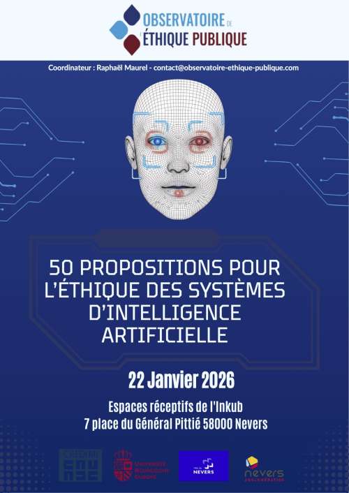22 janvier 2026 - Journée de restitution L'éthique des systèmes d'IA Photo de l'article : 22 janvier 2026 - Journée de restitution L'éthique des systèmes d'IA