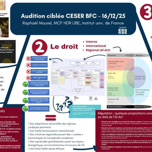 Photo de l'article : 16 décembre - Audition par le CESER BFC sur l'éthique de l'IA, les droits et les risques d'exclusion (Dijon)