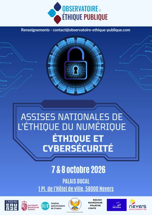 Photo de l'article : 7 & 8 octobre 2026 - 2èmes Assises nationales de l'éthique du numérique 