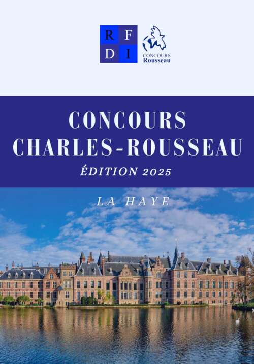 Photo de l'article : Concours Charles-Rousseau de plaidoiries simulées en droit international (La Haye)