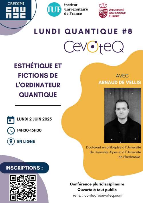 Photo de l'article : Lundi Quantique #8 avec Arnaud de Vellis - 