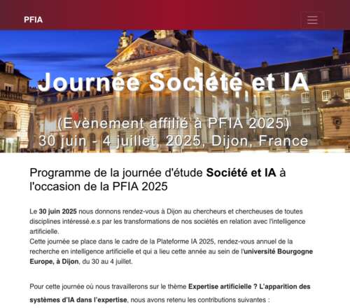 Photo de l'article : Conférence - Vers une expertise artificielle dans le contentieux international ? Réflexions prospectives à partir de l’exemple de la Cour internationale de Justice (Dijon)