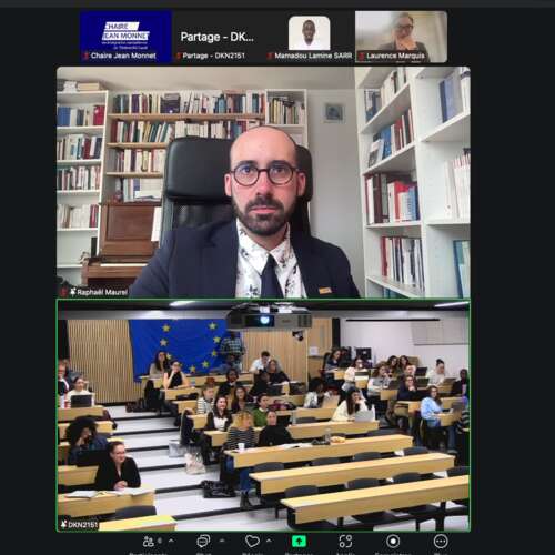 Photo de l'article : 27 octobre - Conférence introductive à la 14ème École d'automne École d’automne en droit de l’Union européenne de l'Université Laval (Québec)